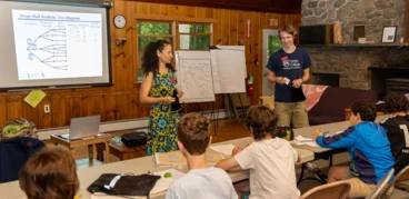 students in a stem camp