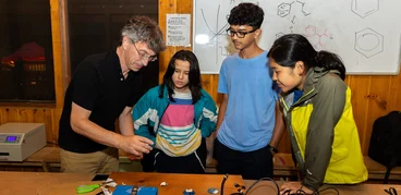 students in a stem camp