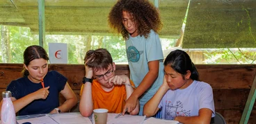 campers solving problems